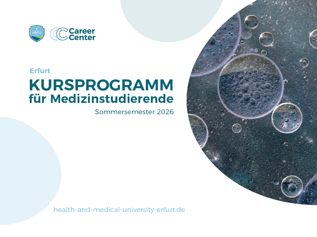 HMU-Erfurt Kursprogramm für Medizinstudierende CareerCenter
