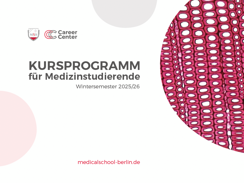MSB Kursprogramm für Medizinstudierende CareerCenter