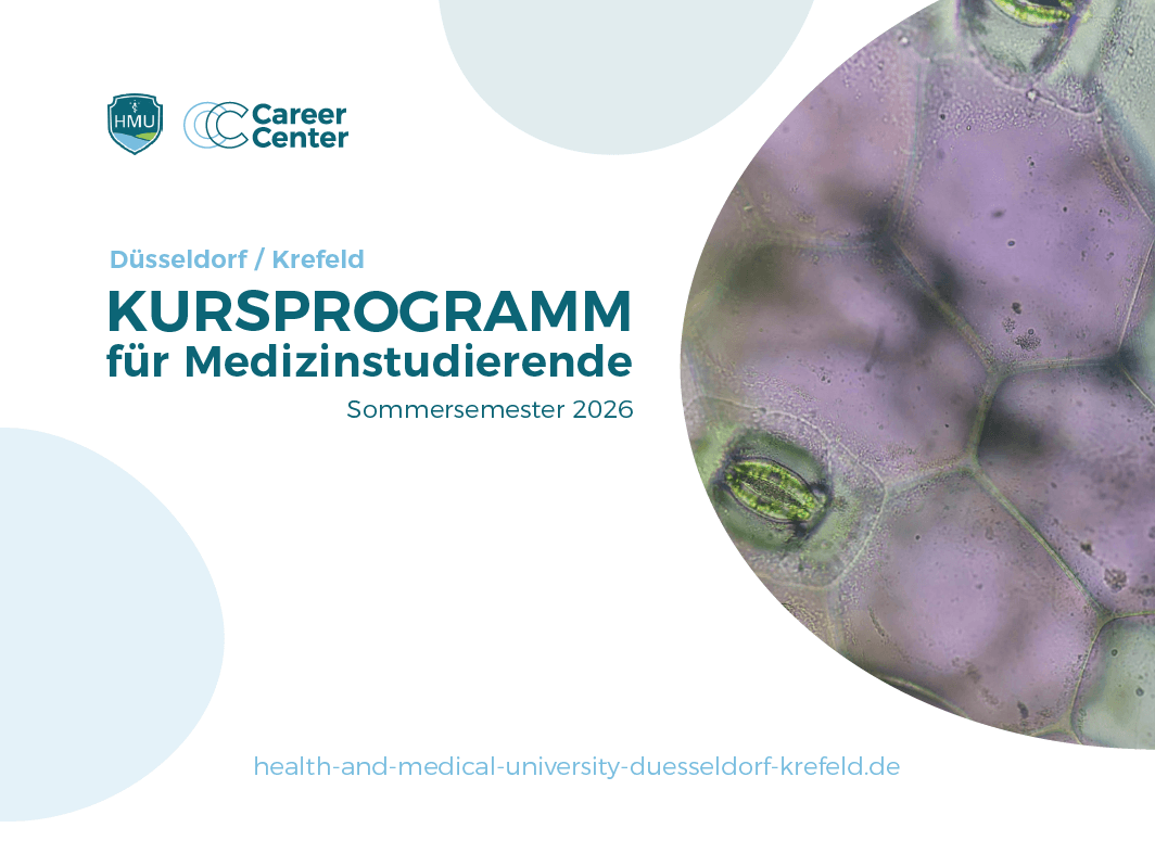 HMU-Düsseldorf Kursprogramm für Medizinstudierende CareerCenter